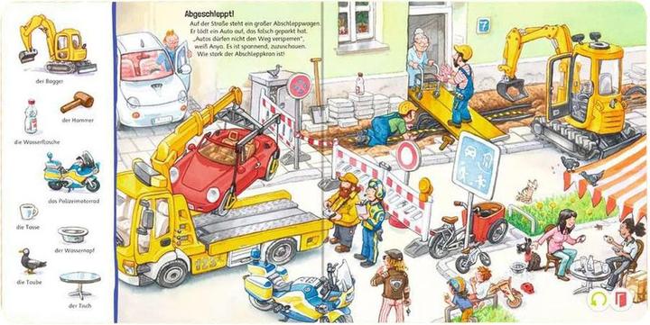 Actual product image tiptoi Suchen und Entdecken - Fahrzeuge (German, Sandra Grimm, Stephan Baumann, 2023)
