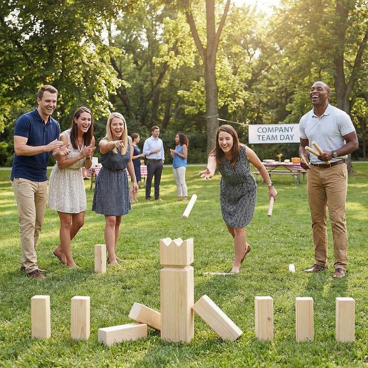 Produktbild Eddy Toys Kubb - Wikingerspiel (1 - 6 Spieler)