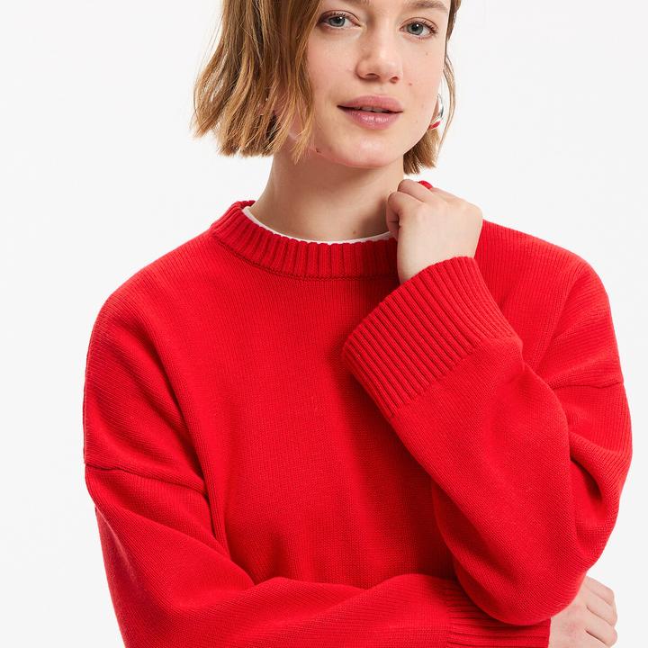 Produktbild La Redoute Collections Pullover mit Rundhalsausschnitt (L)