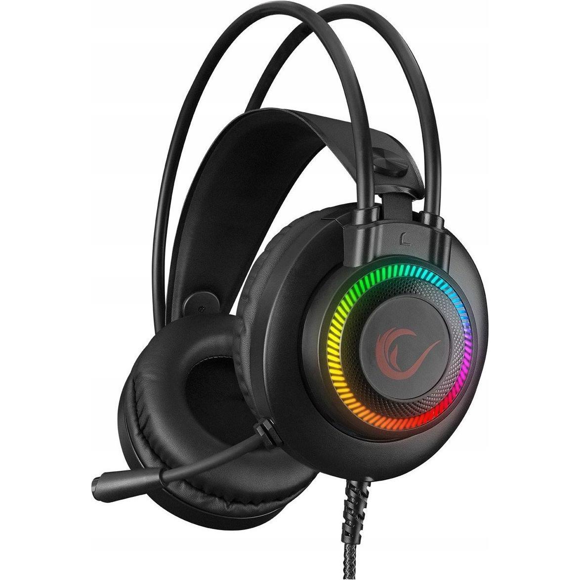 Rampage X-JAMMER 7.1 czarne (Cablato), Cuffie, Nero