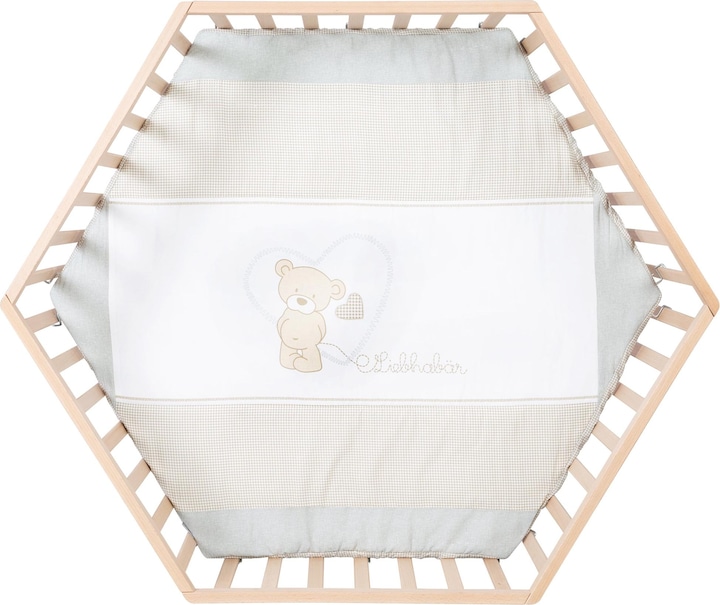 Image du produit Roba Parc hexagonal Liebhabär (119 cm, 103.50 cm, Panneau de bois MDF)