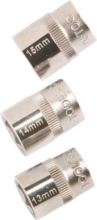 Actual product image Lux Socket wrench set 3 pcs. Comfort (10 mm)