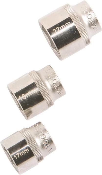 Actual product image Lux Socket wrench set 3 pcs Comfort (10 mm)