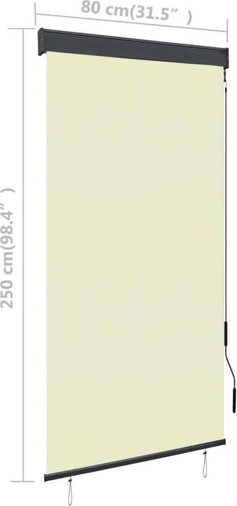 Produktbild vidaXL Aussenrollo (80 x 250 cm)