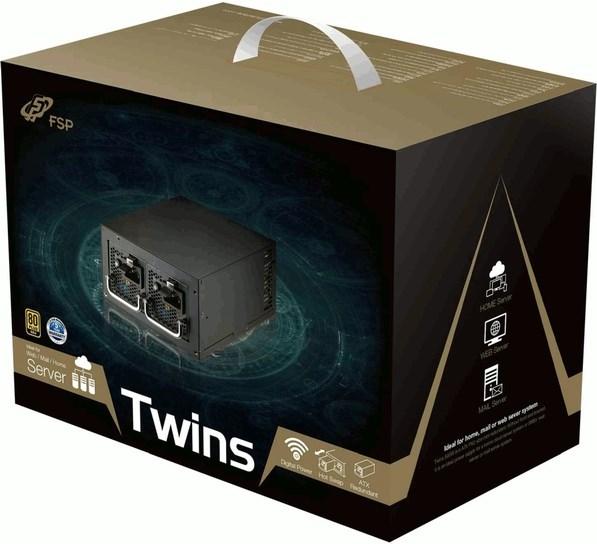 Actual product image Fortron PC power supply Twins PRO 500 80+ Gold (500 W)