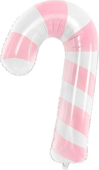 Produktbild Partydeco Foil balloon Candy cane, 50x82cm, pink (1 pkt / 1 pc.) (1 Stück)