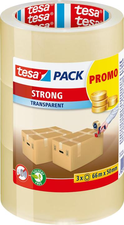 Image du produit tesa 3x tesapack STRONG ruban d'emballage (50 mm)