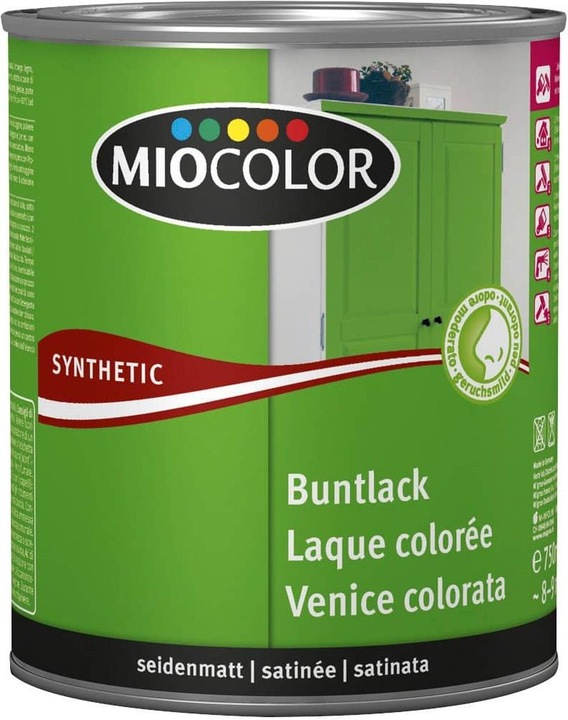 Immagine prodotto Miocolor Synthetic Buntlack seidenmatt (Cioccolatino, 0.75 l)