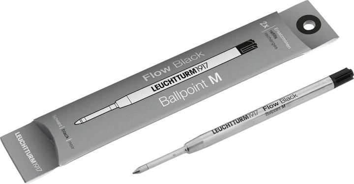 Leuchtturm1917 Schreibmine Drehgriffel M, Schwarz (2 Stück, Schwarz, 0.50 mm)