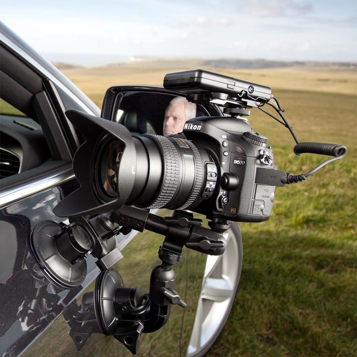 Actual product image Delkin Fat Gecko Triple Suction Cup Mount (Mounting bracket)