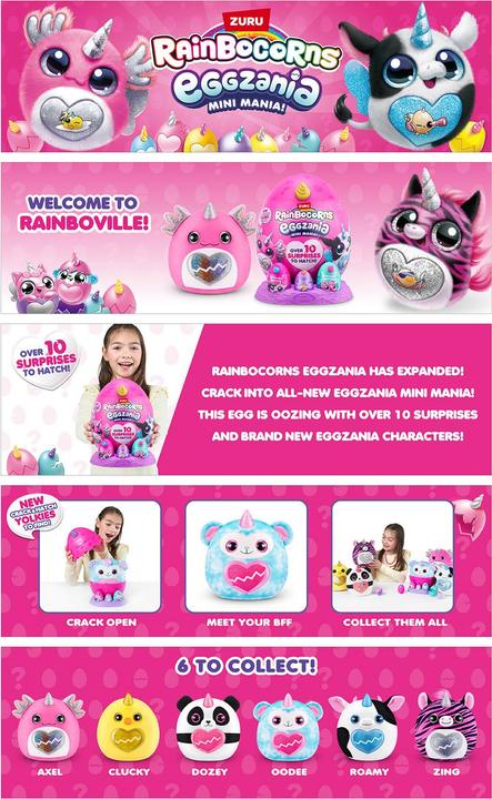 Image du produit Zuru Eggzania Mini Mania Singe (23 cm)