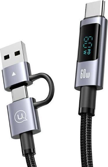 Actual product image Usams Cable 60W 6w1 Digital Display Data Cable Sufeng Seria 1,2M (SJ736) (1.20 m, 60 W)
