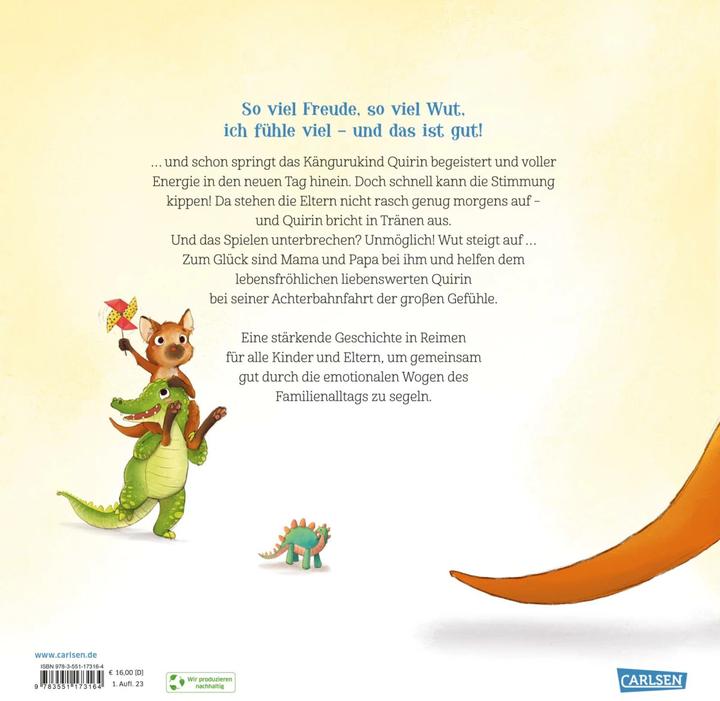 Actual product image Und was fühlst du, Känguru? (Nora Imlau, German)