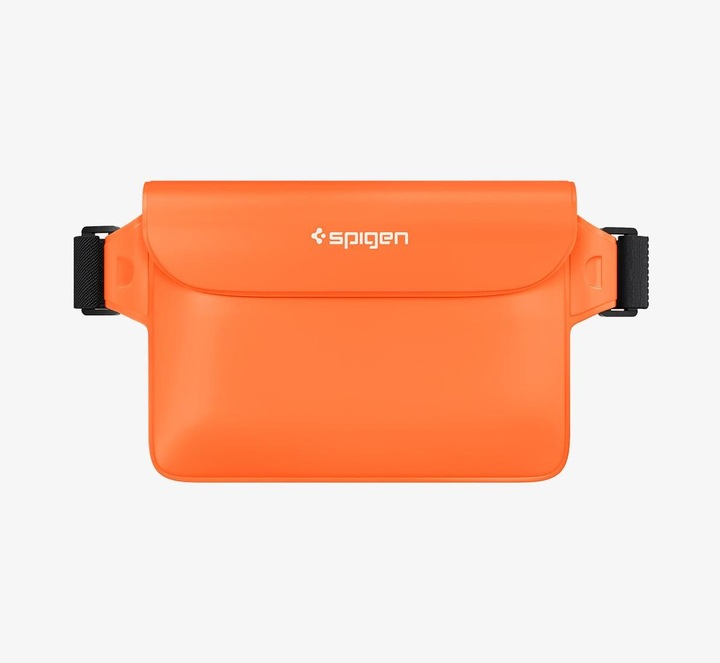 Actual product image Spigen Universal Waterproof A620 Case & Waist Bag Sunset Orange AMP06021