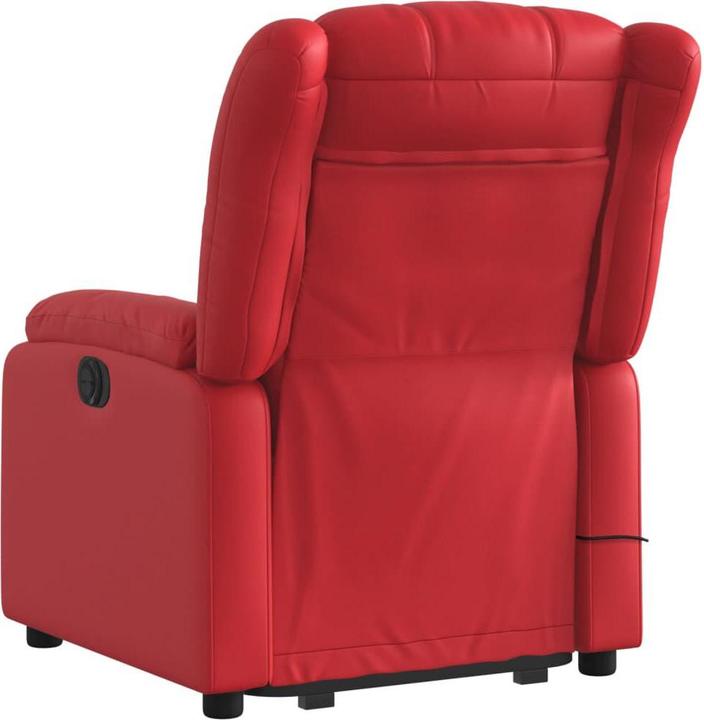 Immagine prodotto VidaXL Poltrona massaggiante con ausilio stand-up in similpelle rossa