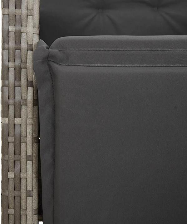 Produktbild vidaXL Gartensessel mit Fussteil Verstellbar