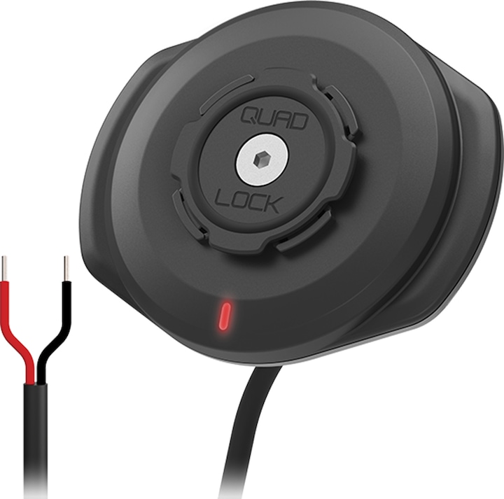 Actual product image Quad Lock Waterproof Wireless Charger 12V-24V V2 (15 W)
