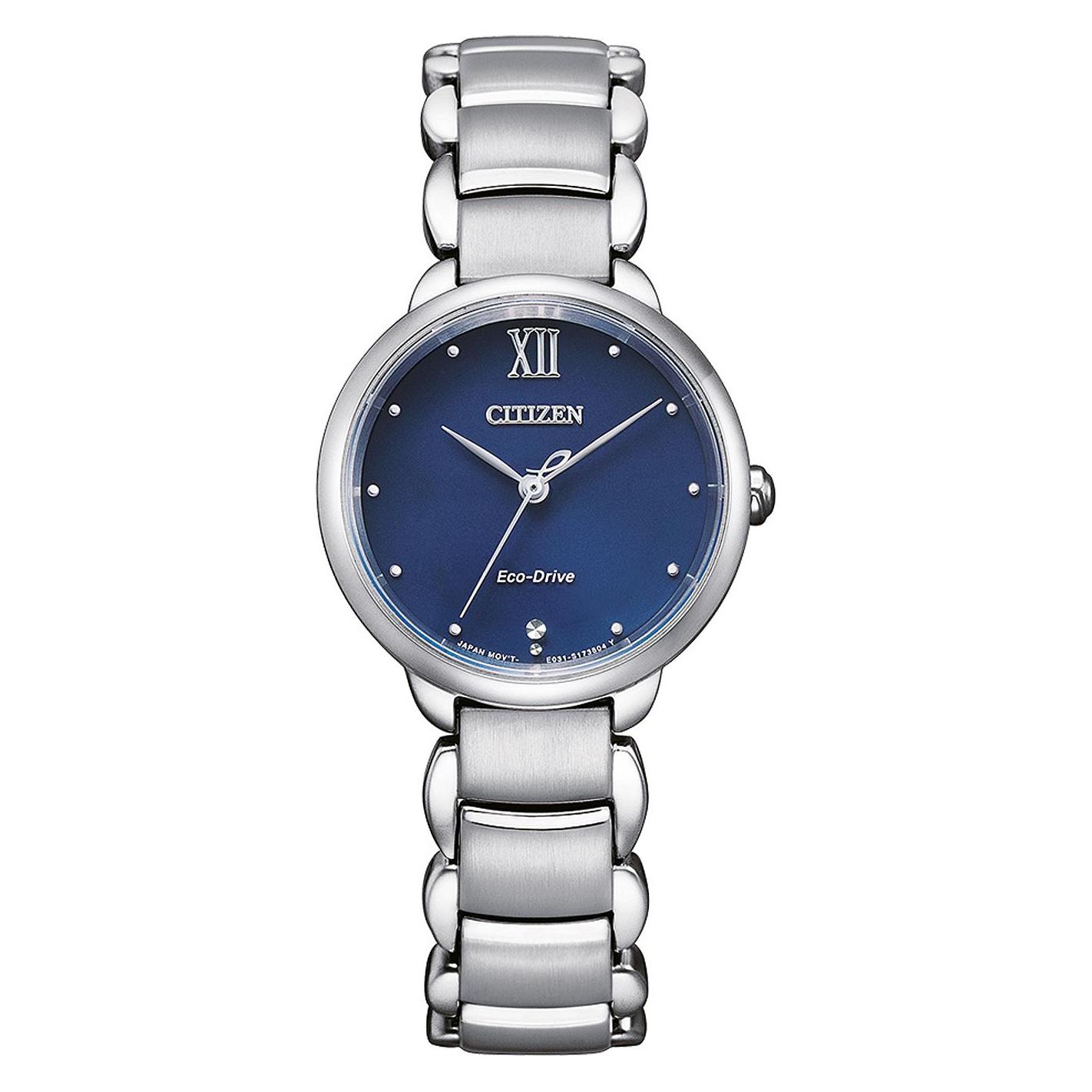 Citizen, Horloge, EM0920-86L Eco-Drive Elegance 28mm 5ATM, Zilver, (Analoog Horloge, 28 mm)