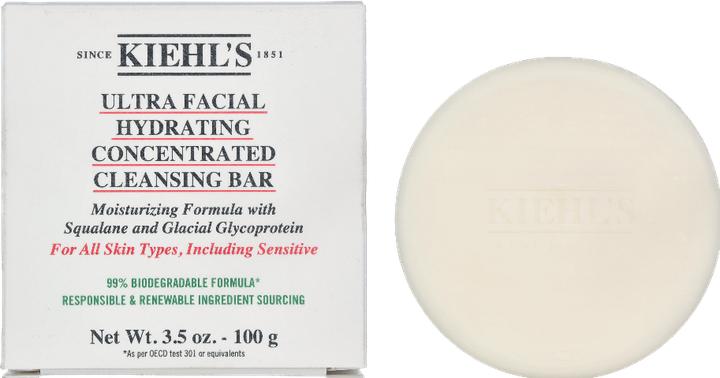 Immagine prodotto Kiehl's Ultra Facial Hydrating Concentrated Cleansing Bar solido (Sapone per il viso, 100 ml)