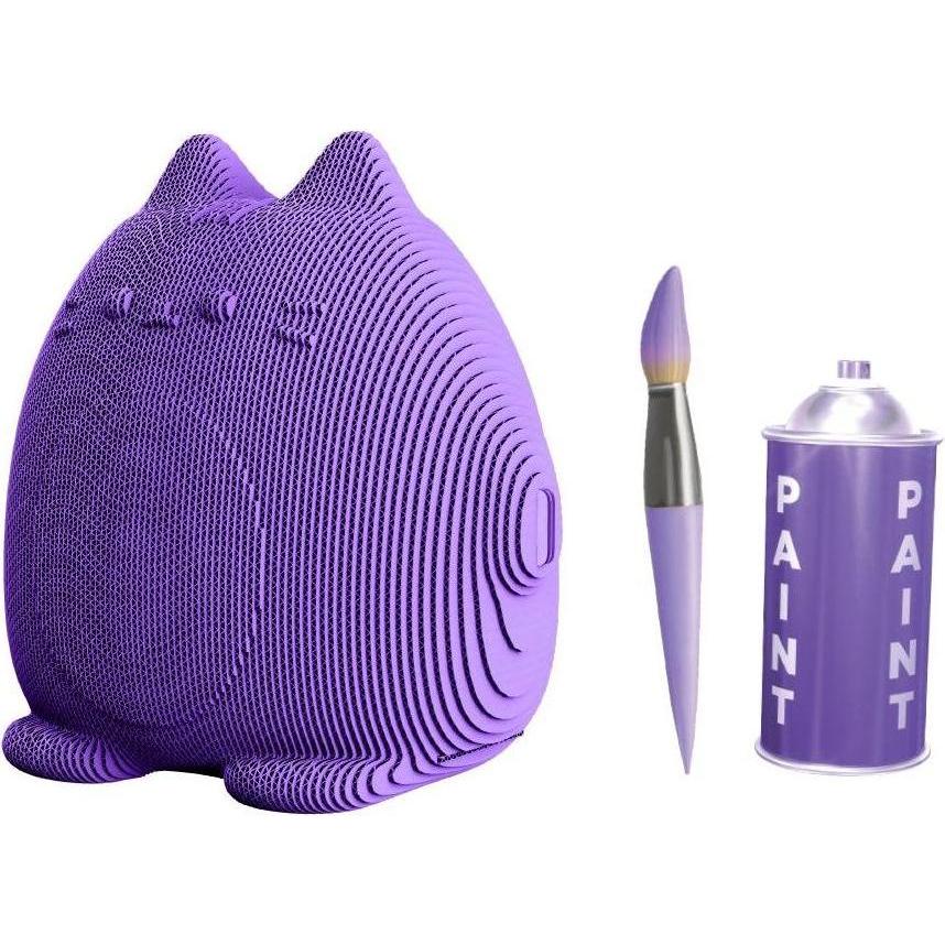 Cartonic, Salvadanaio, Süsse Katzen-Spardose – 3D Puzzle aus Karton