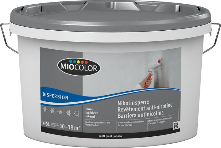Produktbild Miocolor Dispersion Nikotinsperre (Weiss, 5 l)