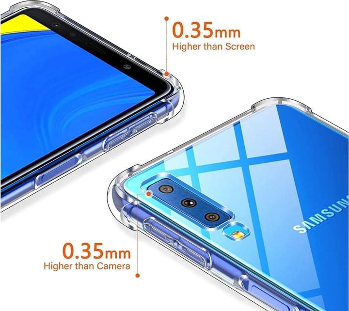 Immagine prodotto Screenguard Samsung Galaxy A7 2018 Custodia Crystal Soft Airbag Bumper (Samsung Galaxy A7 (2018))