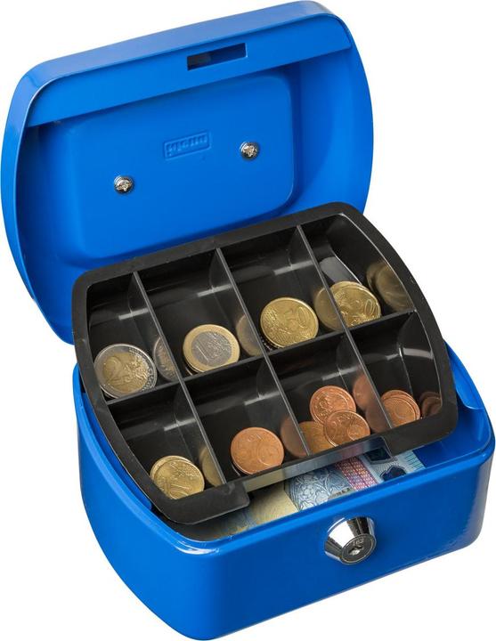 Productafbeelding Idena Geldkistje 6" 155x120x90mm, blauw