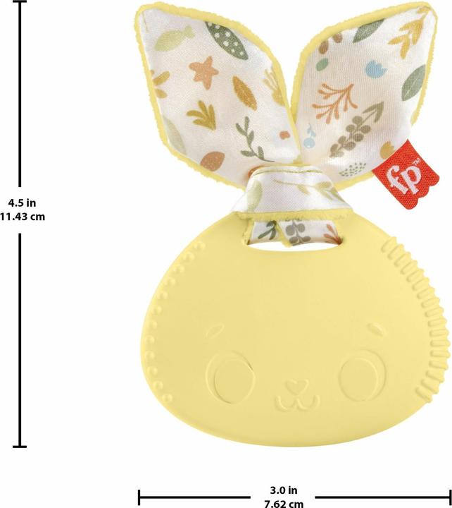 Actual product image Fisher-Price Toy collection for babies with animal motifs, teething ring, rattle and clacker toy for newborns
