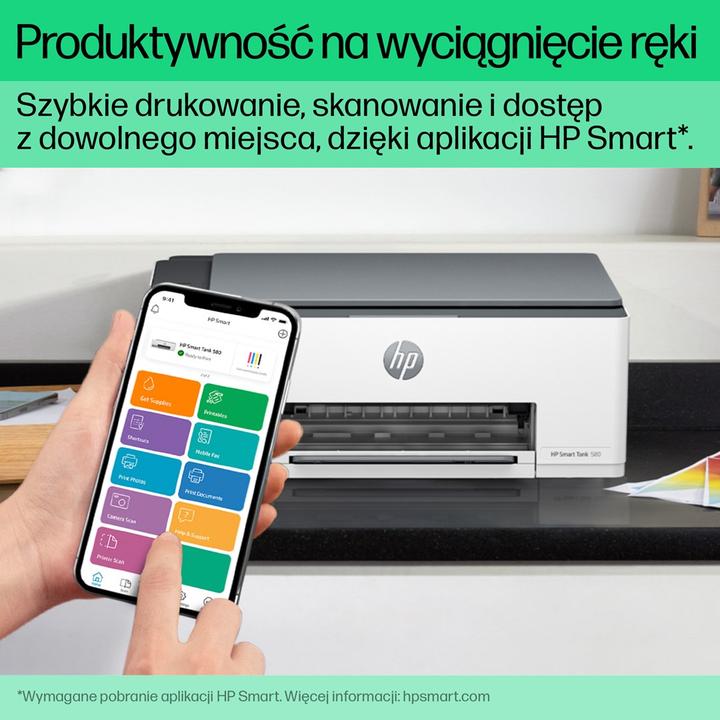Actual product image HP Smart Tank 580 (Ink tank, Colour)