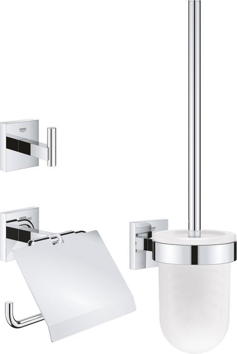 Grohe Start Cube QuickFix WC Set 3 en 1, à coller, chromé