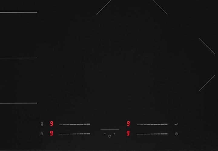 Image du produit Etna KIF577ZT (77 cm, Table de cuisson à induction)