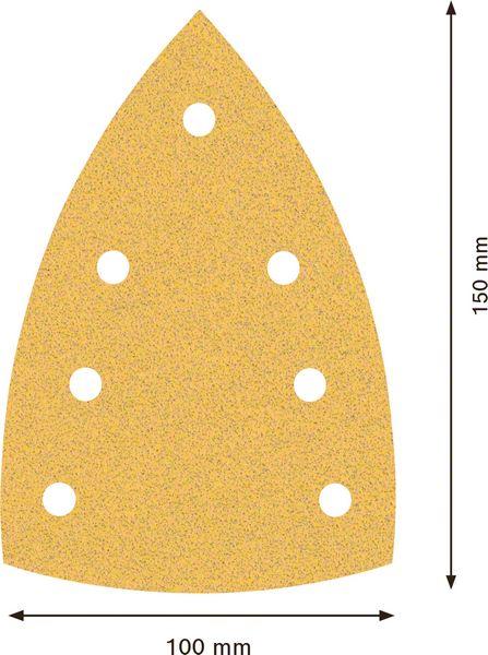 Produktbild Bosch Professional Zubehör EXPERT C470 Schleifpapier, 100 x 150 mm, G 80, 50 Stück (80)