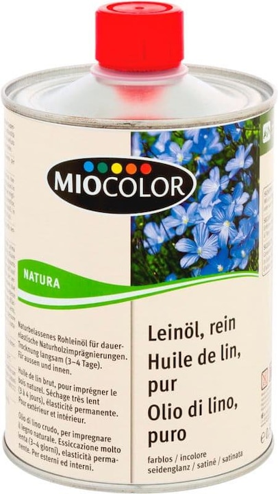 Immagine prodotto Miocolor Olio di lino Natura puro (Trasparente, 0.50 l)