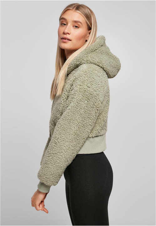Actual product image Urban Classics Ladies Short Oversized Sherpa Jacket - 16788 (L)