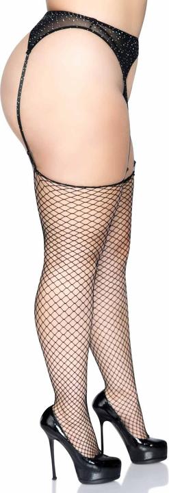 Produktbild Leg Avenue Netzstrümpfe ohne Bund (One Size)