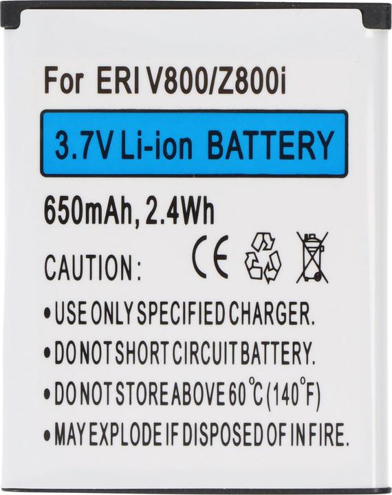 Actual product image AccuCell Akku Sony Ericsson BST-33, W830i, W850i, W880i, W890i, W900i, W950i