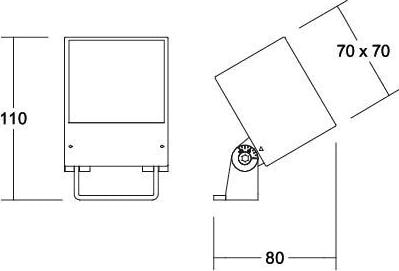 Produktbild Brumberg 60111103 LED-Bodenstrahler 8,4W (740 lm)
