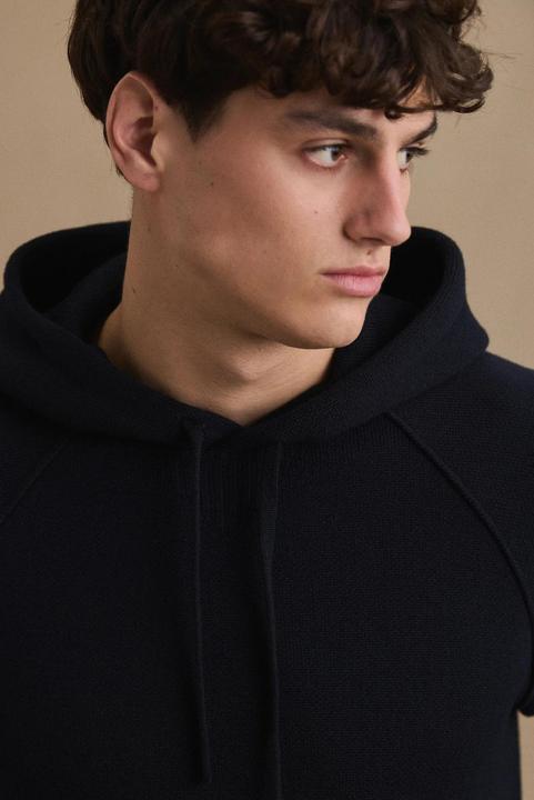 Immagine prodotto Le Minor Felpa con cappuccio in lana merino (S)