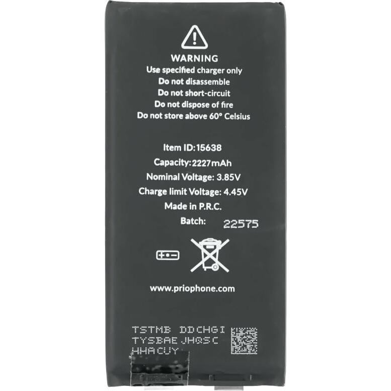 Thumbnail - prio Batteriezelle für iPhone 12 mini (ohne Flex-Kabel), Smartphone Akku