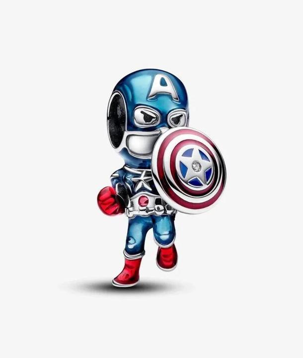 Produktbild Pandora Captain America (Silber 925, Emaille)
