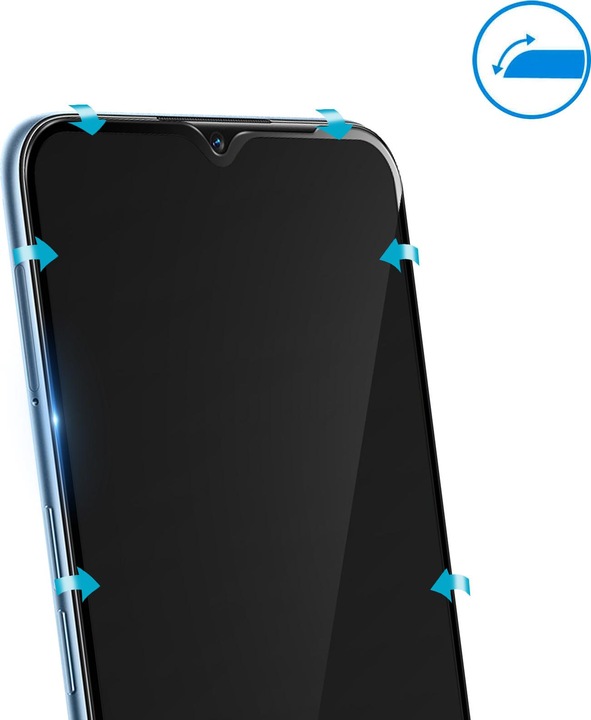 Actual product image Avizar Edge to Edge screen protector, display foil (1 Piece, Oppo A16s)