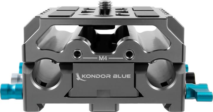 Immagine prodotto Kondor Piastra a ponte ARRI LWS blu per Cinema Cam con rialzo per Red Komodo