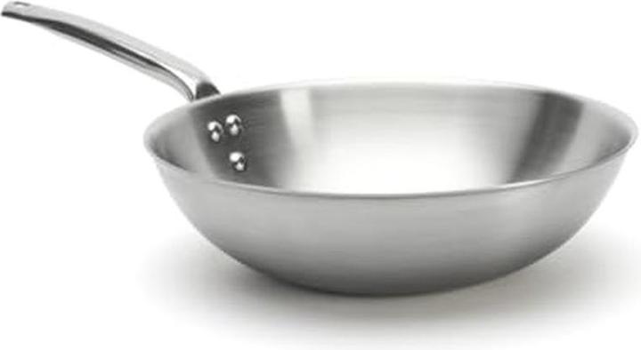 Produktbild de Buyer Wok Alchimy 32 cm (32 cm, Wok Pfanne, Edelstahl)