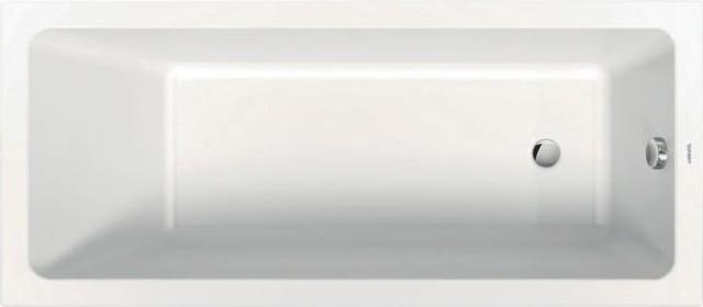 Actual product image Duravit Bathtub No 1 1 Back slopes white 1600x700mm (110 l, 160 cm, 70 cm)