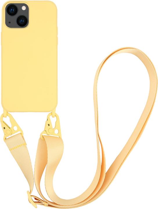 Produktbild Vivanco NECKLACE Cover fuer iPhone 13 mini, gelb