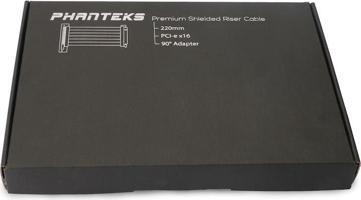 Image du produit Phanteks Câble ruban PCIe x16 riser, 90 degrés (22 cm, PCIe)