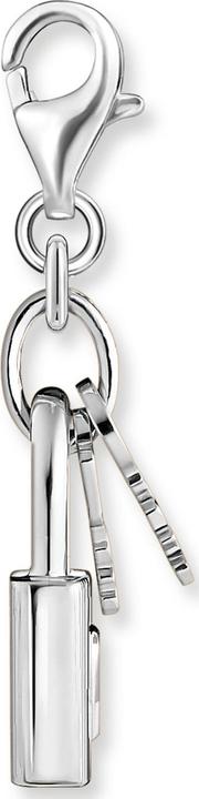 Produktbild Thomas Sabo Charm-Anhänger Schloss mit Schlüssel silber (925er Silber)