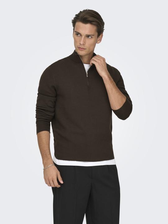 Produktbild Only & Sons Onscooper Half Zip High Neck Knit Noos (M)