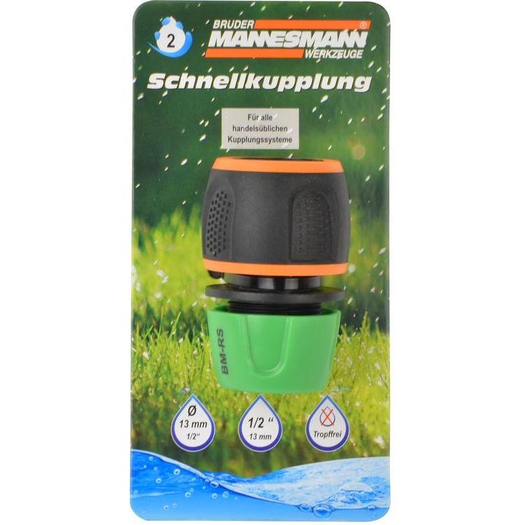 Thumbnail - Mannesmann, Schlauchanschluss + Schlauchverbinder, Schnellkupplung für Gartenschlauch (Kupplung, 13 mm)