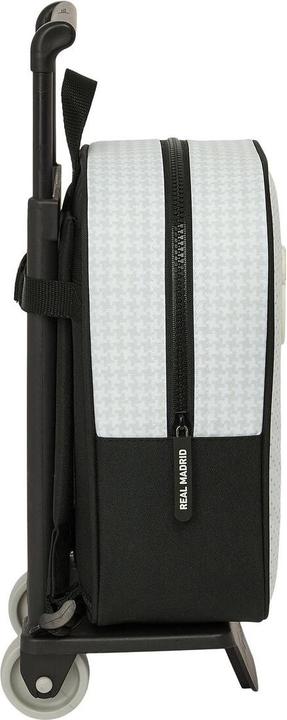 Produktbild Safta Schulrucksack mit Rädern Real Madrid C.F. Weiss Grau 22 x 27 x 10 cm